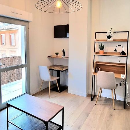 Studio Chic & Balcon - Hypercentre - Gare - Metro Toulouse Exterior foto